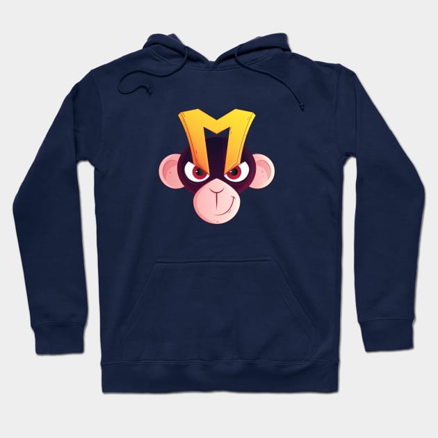 Dial M For Monkey Hoodie by tribhuvansuthar